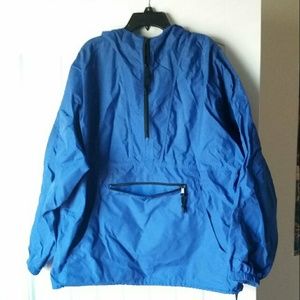 Blue windbreaker